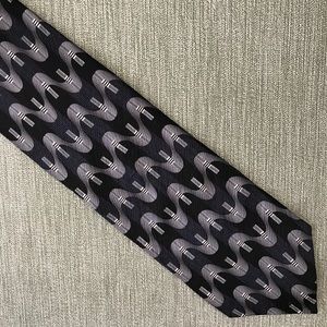 Joseph & Feiss 100% Silk Necktie Tie Wavy Pattern